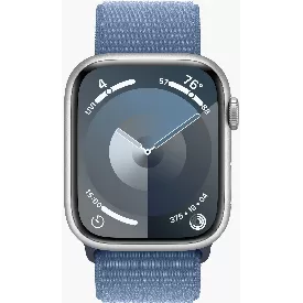 Умные часы Apple Watch Series 9 45 мм Aluminium Case GPS, Winter Blue Sport Loop